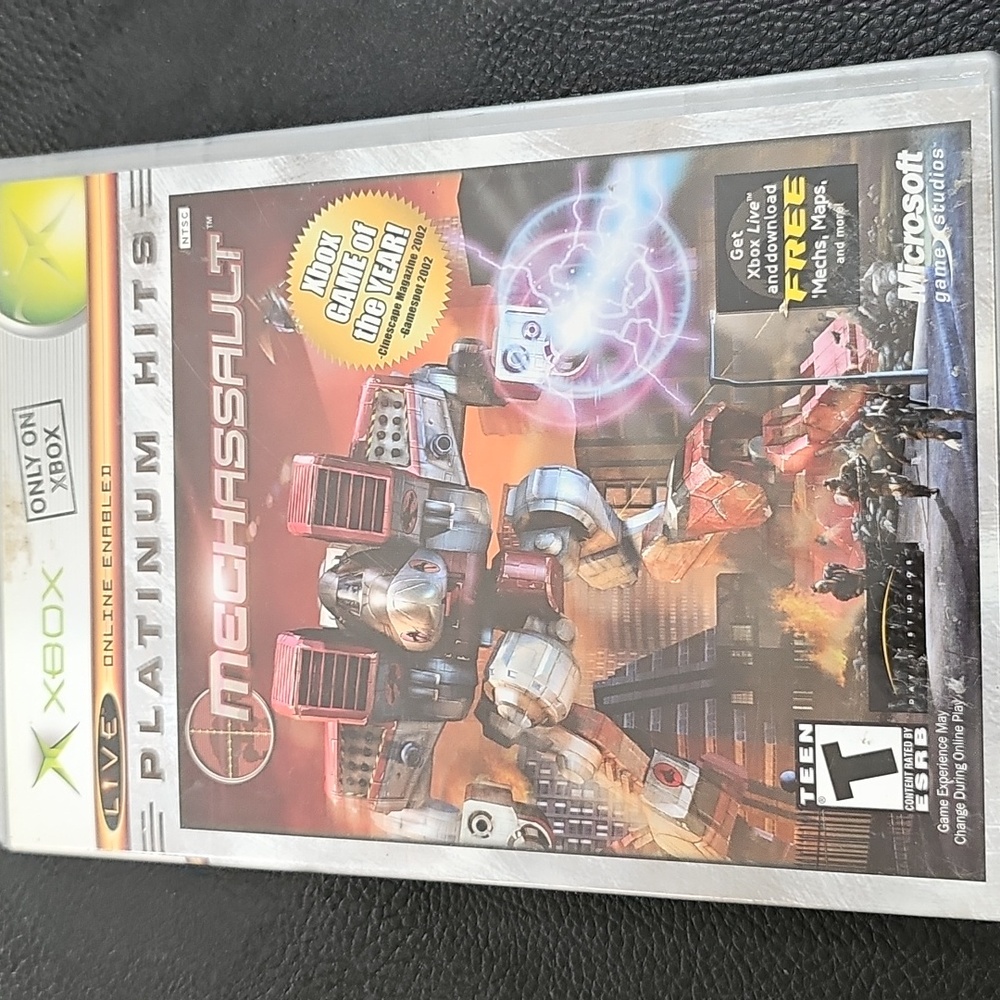 Microsoft MechAssault Xbox Platinum Hits - Red and Silver